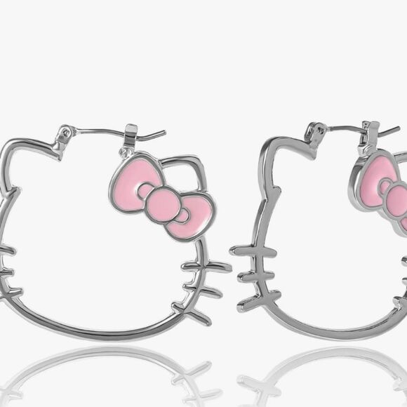 Hello Kitty Dangle & Hoop Earrings - Picture 2 of 13